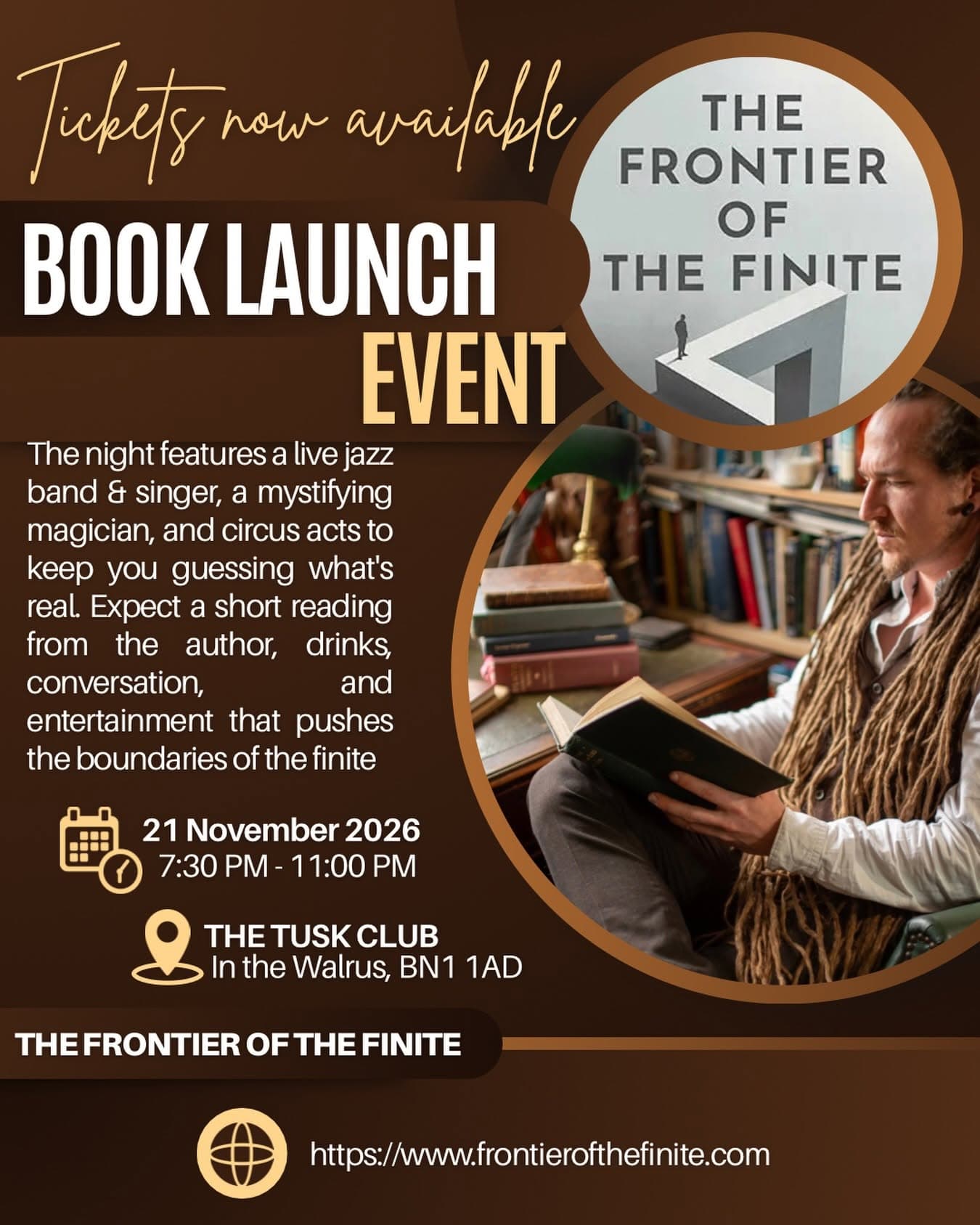 Book Launch Event poster