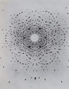 X-ray diffraction pattern revealing the hidden geometric order within a quasicrystal